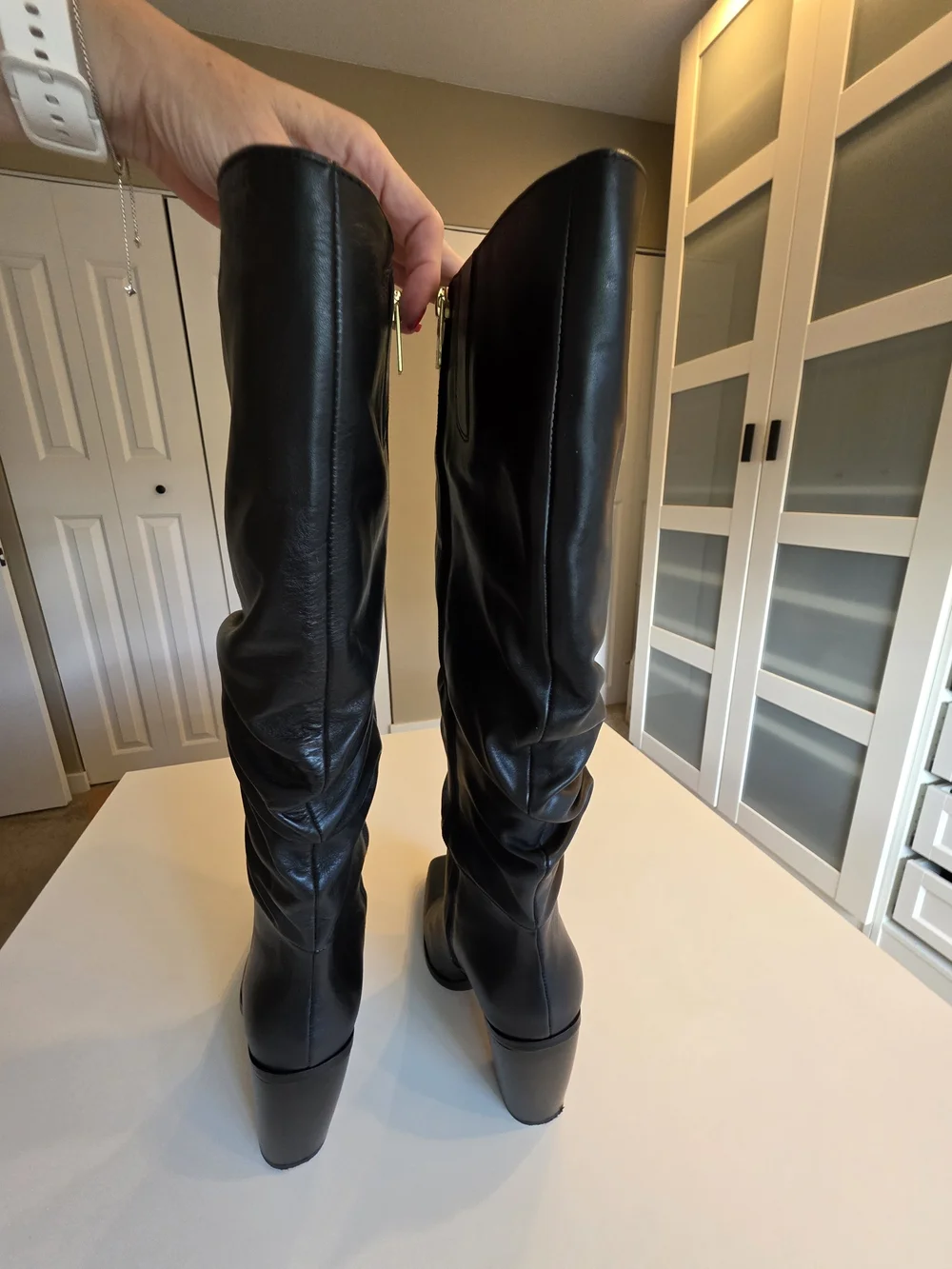 Vince Camuto Aprine Leather Boot -Sz 7.5